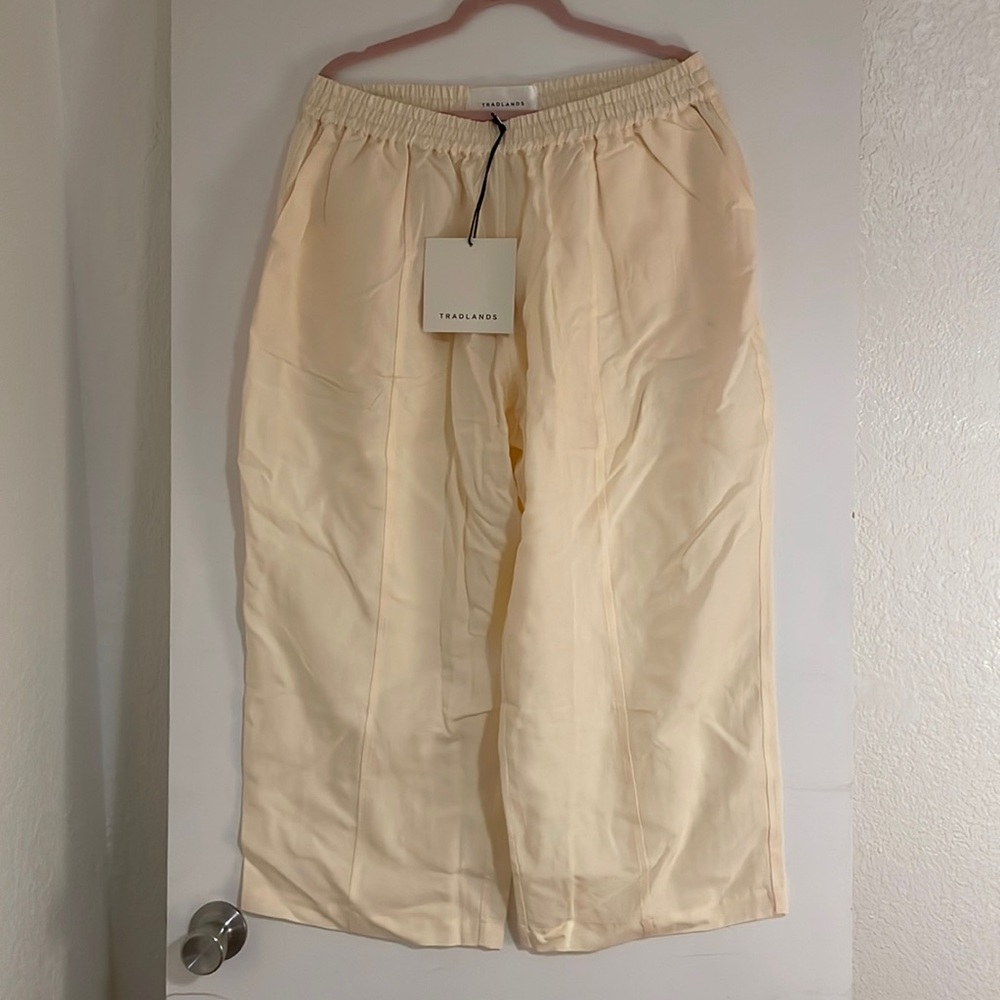 Tradlans Paloma Pant in Linen, Birch